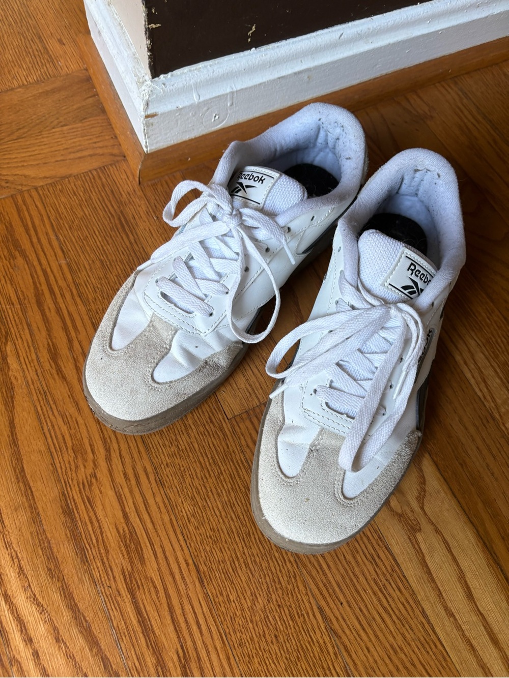Reebok White Low-Top Sneakers